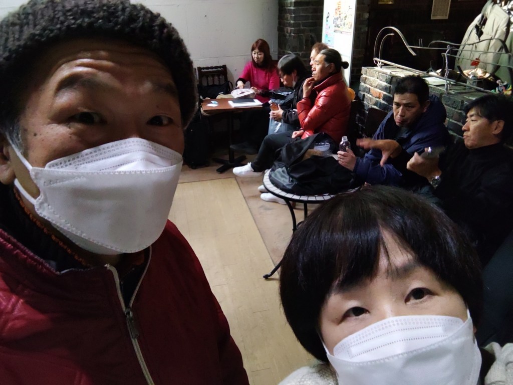 楽屋の雰囲気自撮り