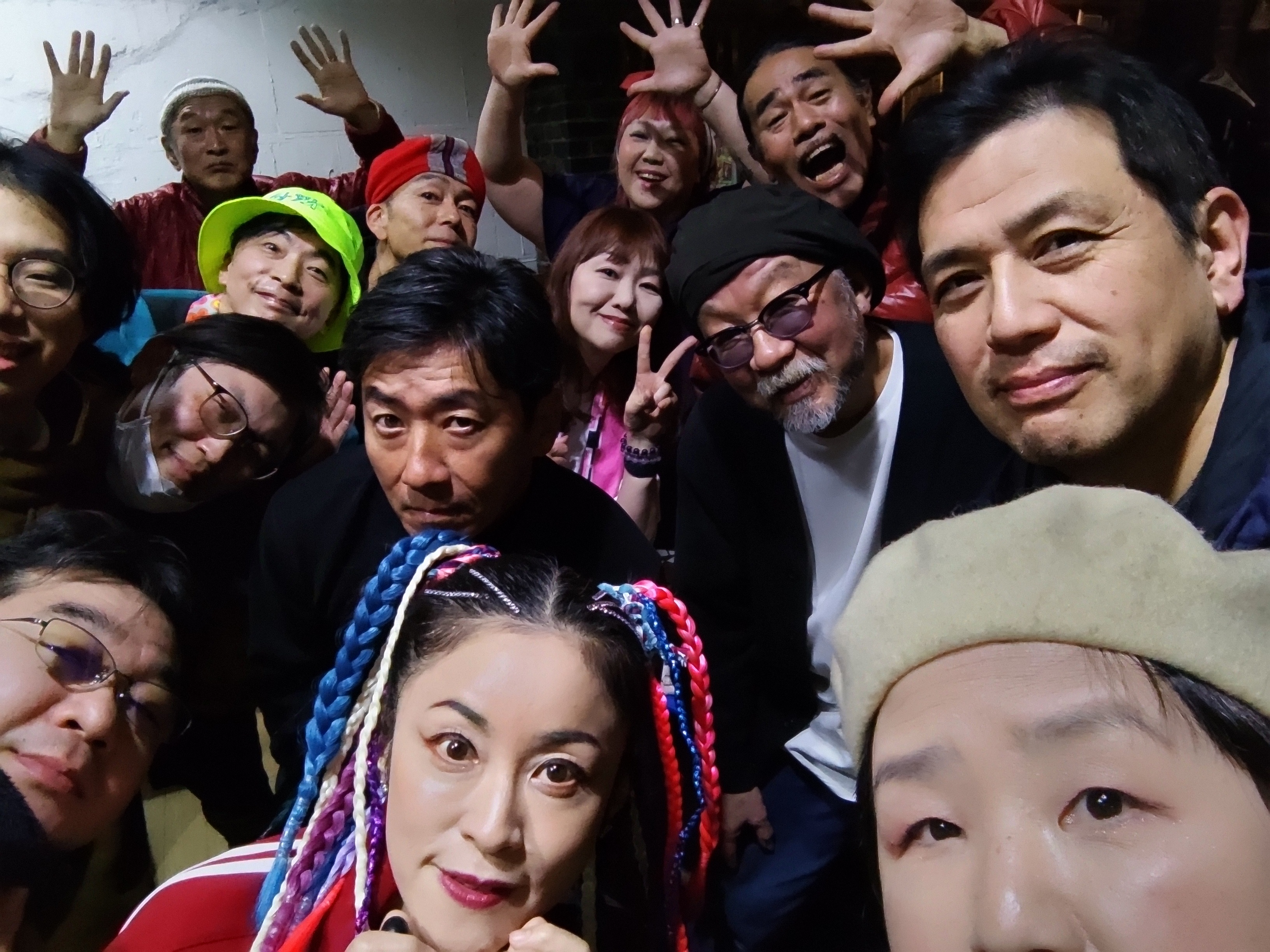 出番前にパチリ