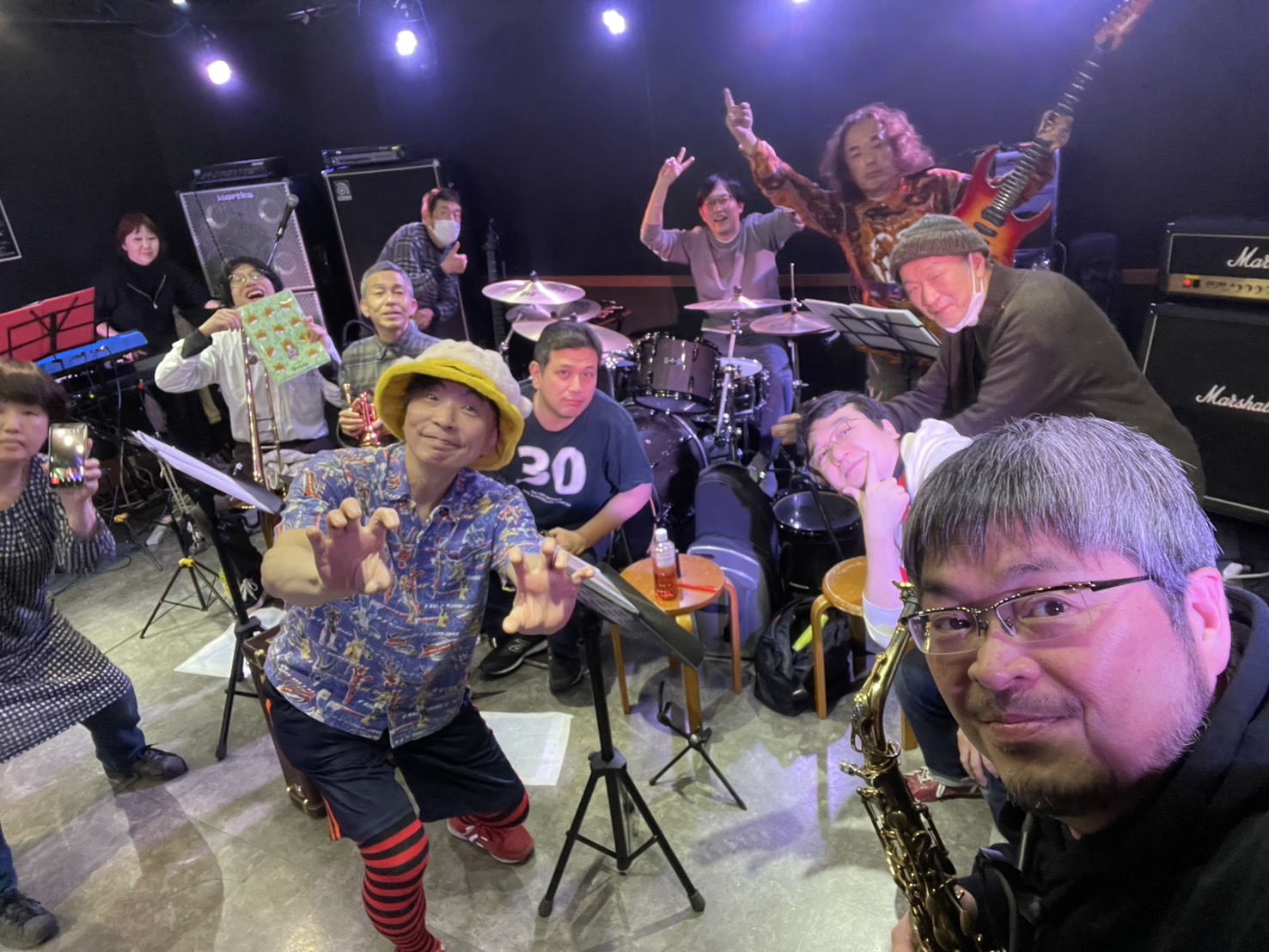 前日リハ　モダチョキ名物山崎自撮り